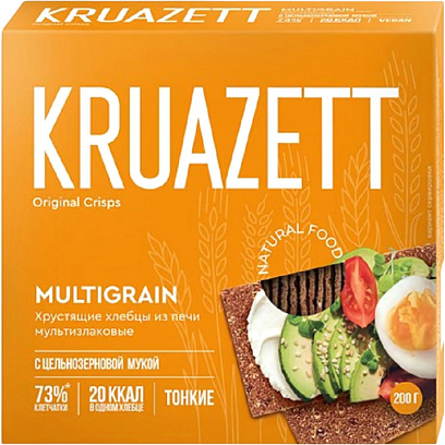 Хлебцы Круазетт мультизлаковые тонкие к/п 200г
