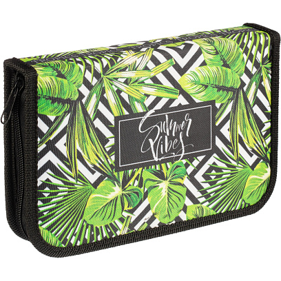 Пенал односекционный большой с двумя откидными планками ПО-42, ТРОПИКИ