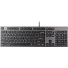 Клавиатура A4 KV-300H серый/черный USB slim