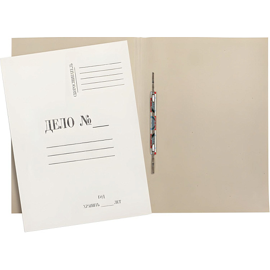 Скоросшиватель картон. ДЕЛО 280г/м2 мелованн 200шт/уп 1488738,1496205