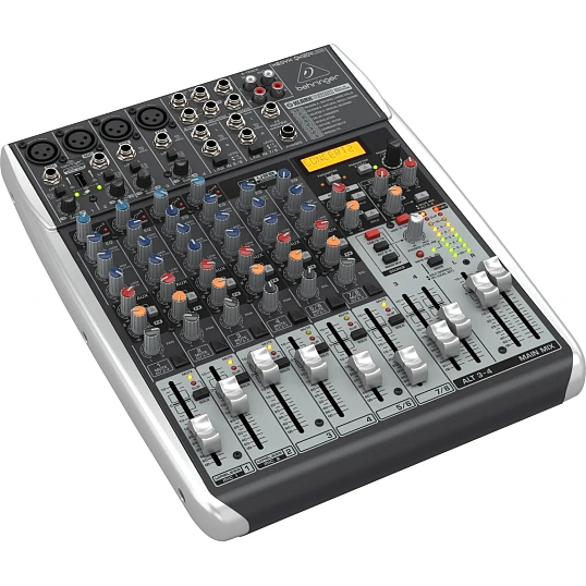 Микшерный пульт Behringer QX1204USB, 10 кан, DSP FX Klark Teknik, USB-audio