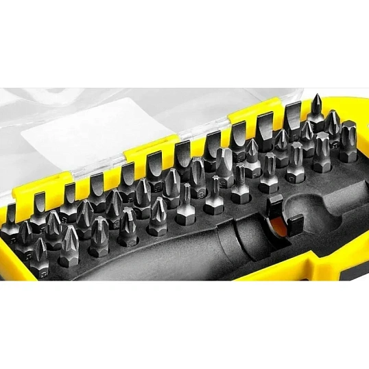 Отвертка реверсивная с насадками 46 шт  мм Stayer Compact-46 25084-H46