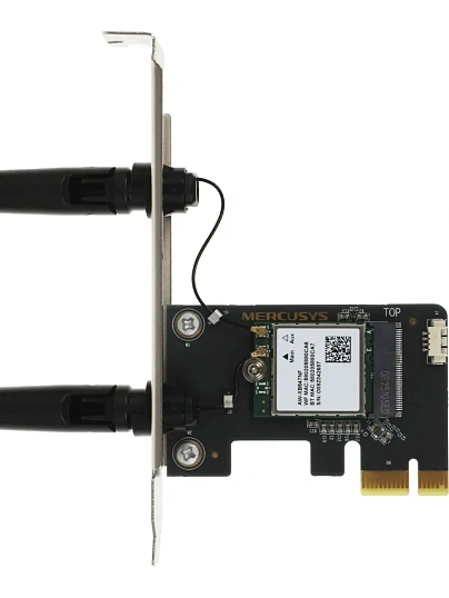 Сетевой адаптер WiFi + Bluetooth Mercusys MA70XE PCI Express