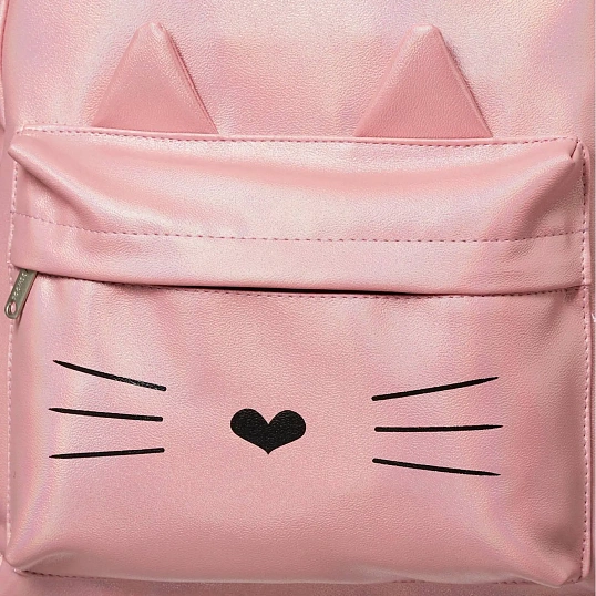 Рюкзак Kitty экокожа розовый