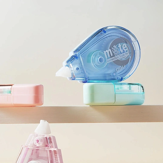 Корректирующая лента Deli MUTE, 5ммx7м, бесшумная, в асс,EH371