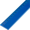 Линейка 20см пластик синий