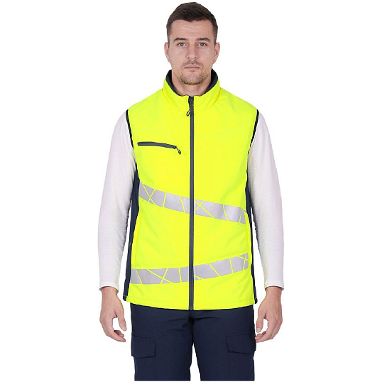 Жилет мужской утепленный ACTIVE (Жил005) жел/син (88-92, 170-176)