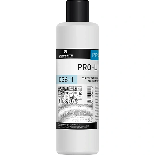 Профхим интерьер д/уборки,д/пластика  Pro-Brite/Pro-line,1л