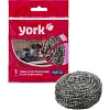 Губка-мочалка для мытья посуды YORK Макси стальная