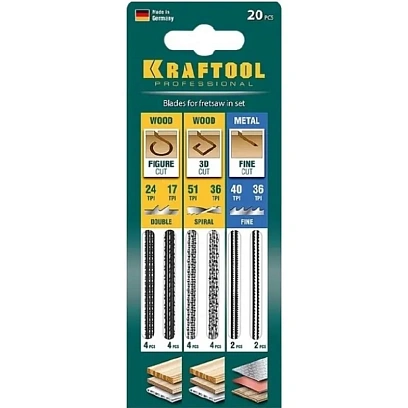 Полотно для лобзика (15348-H20) KRAFTOOL  130 мм