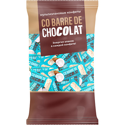 Конфеты Co barre de Chocolat мультизлаковые кокос, 900г