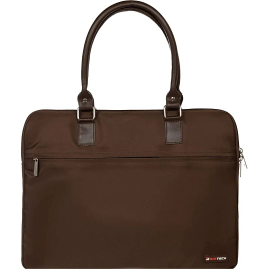Сумка для ноутбука BigTech Bright 15.6 LB-BT-01BR, коричневый