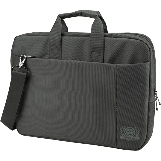 Сумка для ноутбука 15.6, Continent, серая, CC-215 GR
