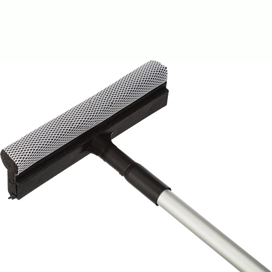 Швабра для мытья окон губка+сгон 25см+ телеск.ручка 120см