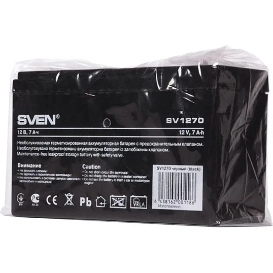 Батарея для ИБП SVEN SV 1270 (12V/7Ah) аккумуляторная