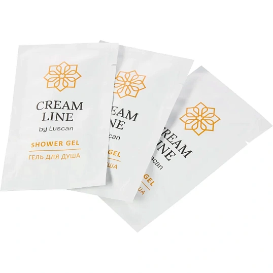 Гель для душа Luscan Cream Line, саше 10мл,500шт/уп