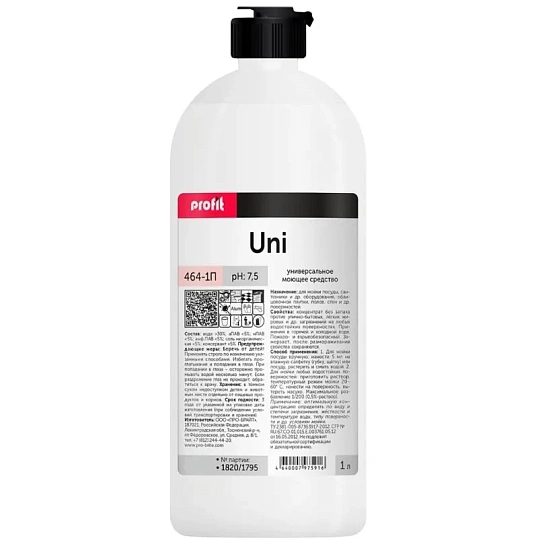 Профхим д/посуды д/ручного мытья PROFIT/UNI, 1л