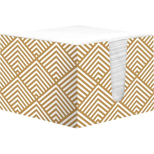 Салфетки бумажные Pero Гламур 2сл цел 24х24 см., 85 листов/уп