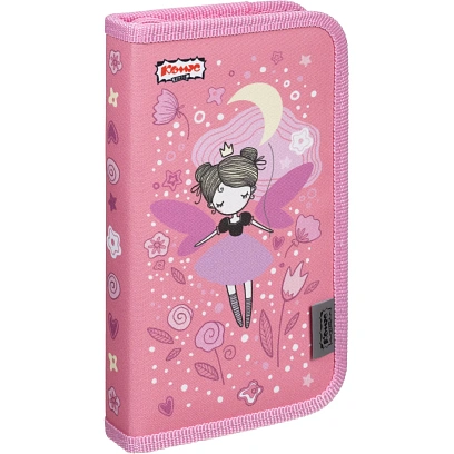 Пенал Комус Класс Фея, розовый, 1 отд., 190х110 мм, ПКТ 03-20