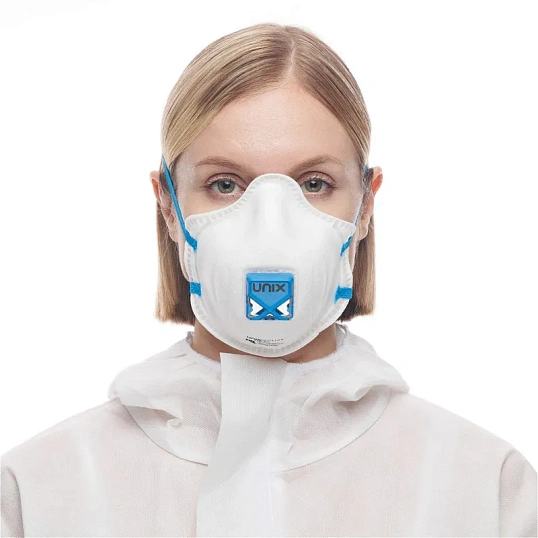 Полумаска фильтрующая UNIX Air 111V с кл FFP1 RD до 4ПДК 3шт/уп