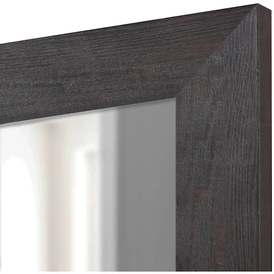 Зеркало МИР_в раме ПЛС 490х17х1290 (368464620) темный орех