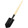 Лопата саперная, 145х190х580 мм, деревянный черенок// Россия