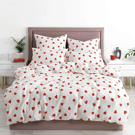 Постельное белье 2сп Макси  Бязь (нав.70х70-2шт),lovely