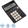 Калькулятор настольный Deli EM309,12 р, дв пит,176,9x124,9x34мм,темно-серый