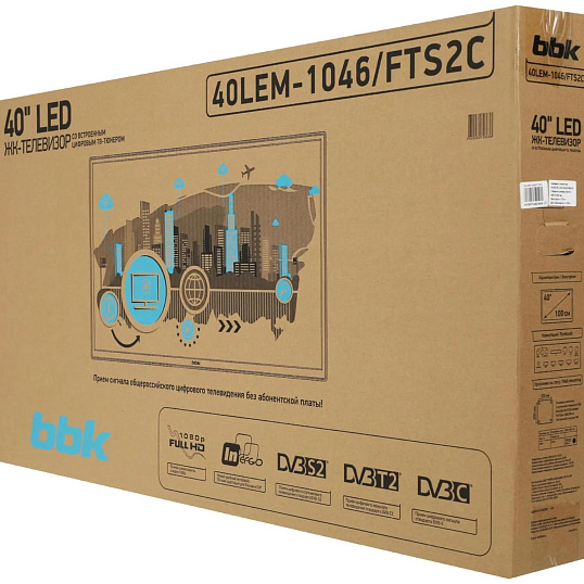 Телевизор BBK 40LEM-1046/FTS2C, FHD