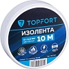 Изолента TOPFORT 15мм х 10м х 0,13мм белый