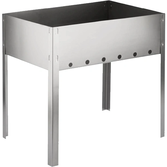 Мангал сборный походный, 350х250х350мм, в пленке СОКОЛ, 62-0003