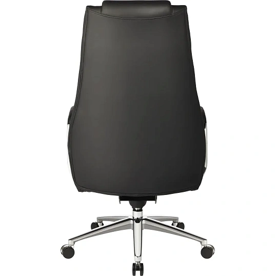Кресло BN_Jl_Руководителя Echair-518 ML кожа черная, хром