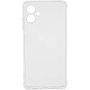 Чехол накладка PERO силикон для Samsung A06 прозрачный усиленный