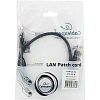 Патч-корд UTP Cablexpert PP12-0.5M/BK кат.5e, 0.5м, черный