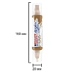 Маркер акриловый двусторонний 3D Edding 5400/924.2-3,5-10мм.Золотой/Gold