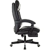 Кресло VB_EChair 624 PU PM черный эко.кожа  подст.для ног