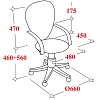 Кресло UP_EChair СН-800 Энжел черный Ср TW-01/Е11-к (черный)