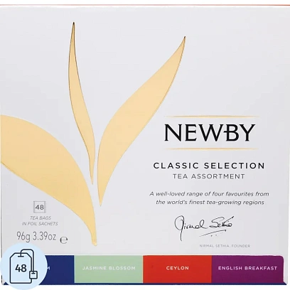 Чай Newby Классик Селекшн черный 48 пакетиков