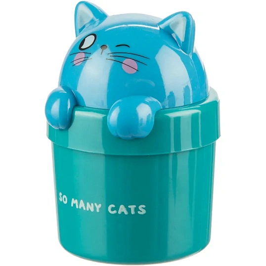 Точилка M&G So Many Cats, 1 отверстие, с контейнером, в ассорт, для детей