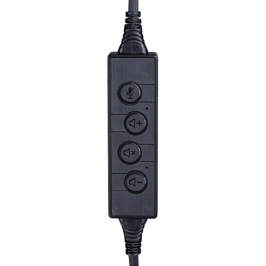 Гарнитура  HWH002 проводные с микрофоном USB 2.0/регулятор/2м