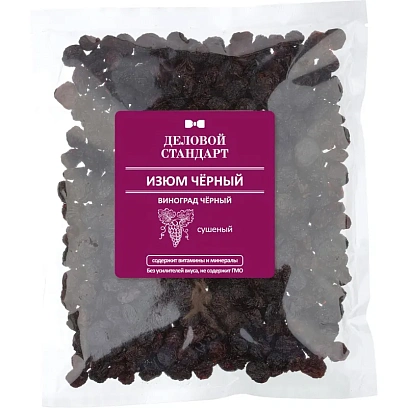 Изюм Деловой Стандарт черный, 500г