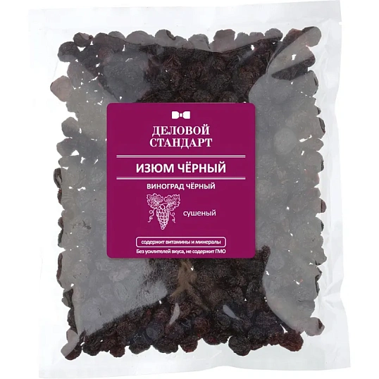 Изюм Деловой Стандарт черный, 500г