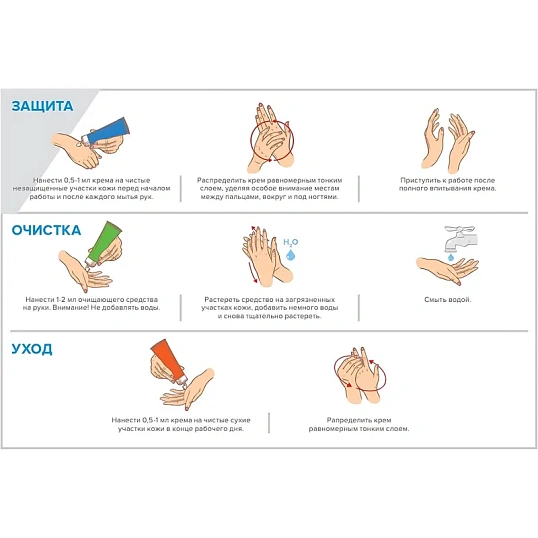 Крем защитный Primaterra AQUA для рук гидрофобный 100мл