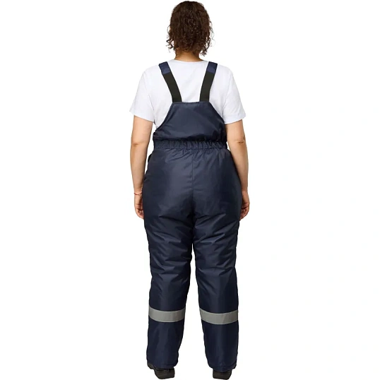 Полукомбинезон рабочий зимний женский з46-ПК синий (р.44-46) 182-188