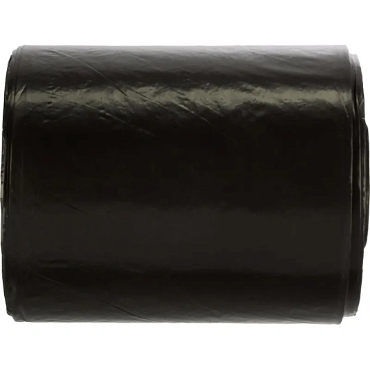 Мешки для мусора ПВД 30л 25мкм 50шт/рул черные 50x70см Luscan