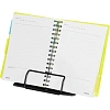 Подставка для книг Комус Класс черная, металл 19x15,5x20см,7 настроек