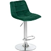 Стул барный LO_DOBRIN TAILOR LM-5017-N зеленый велюр MJ9-88/хром 2шт/уп