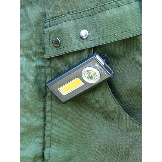 Фонарь ручной аккумуляторный XS -510 Scout c клипсой и магнитом