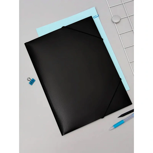 Папка на резинках ATTACHE F315/06 черная