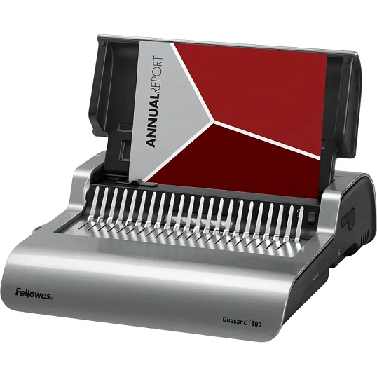Брошюровщик Fellowes Quasar-E, А4, 25л./500л., электр., пл.пруж.